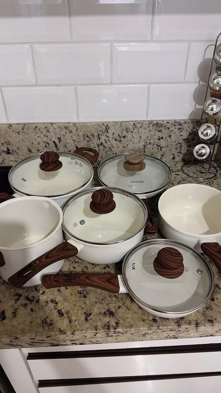 Cliente Grão recebeu o kit de panelas
