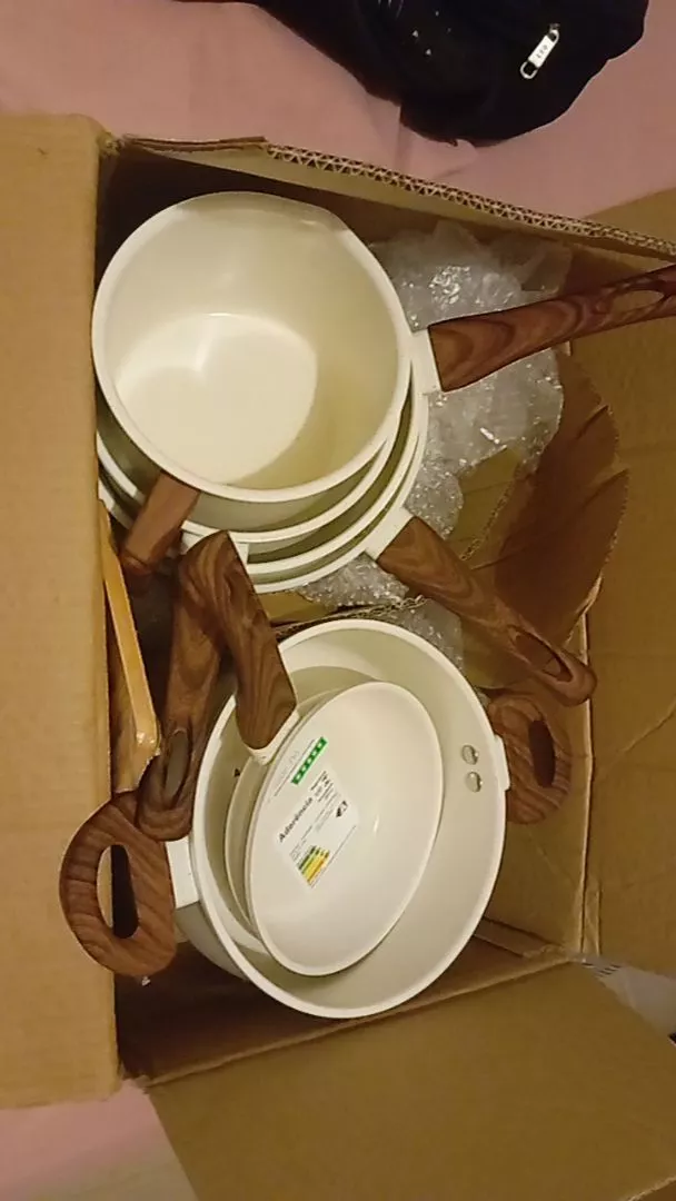 Cliente Grão recebeu o kit de panelas